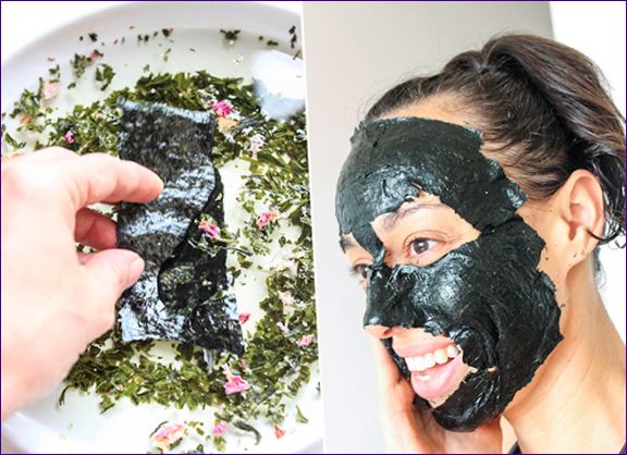 Kelp ansiktsmaske: oppskrifter for alger masker hjemme og en gjennomgang av kosmetikk