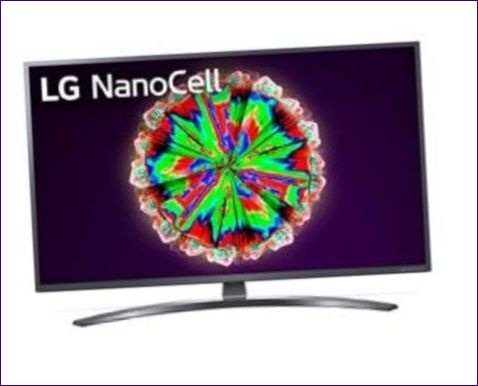 NanoCell LG 43NANO796NF 43( 2020), mørk titan