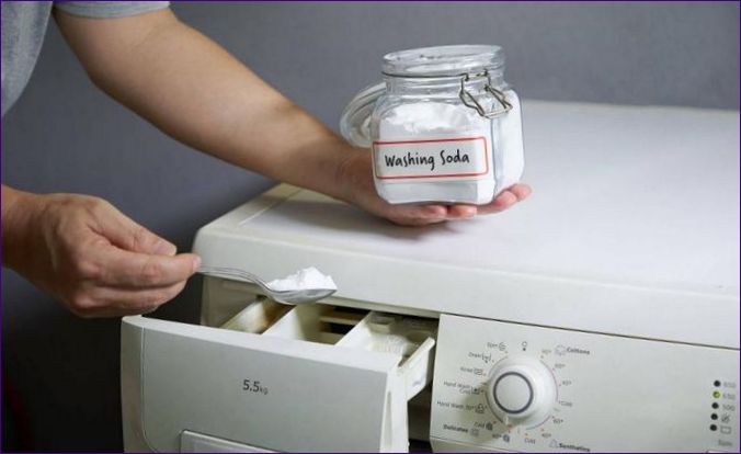 Vasking med brus (mat og kalsinert): er det mulig å legge til en vaskemaskin, hvordan du bruker den riktig
