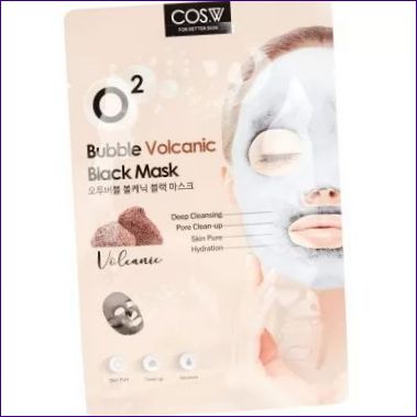 O2 BOBLE VULKANSK SVART MASKE AV COS.W. webp